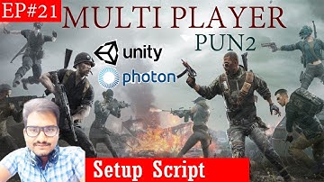 Unity Multiplayer Tutorial Using Photon Unity Networking (PUN )Ep.21 (Setup Script) | Nested Mango