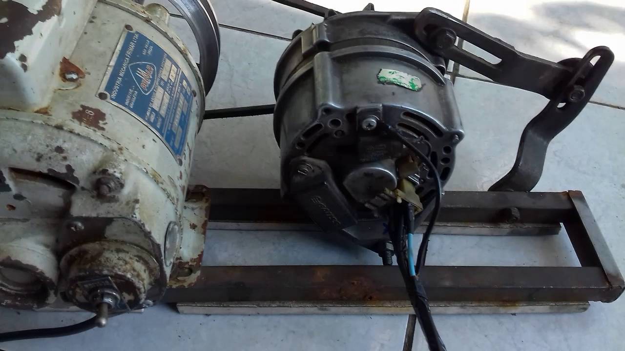 Como Fazer Um Gerador De Energia Com Alternador
