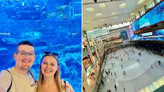 Dubai Aquarium Is AMAZING! Dubai Mall Sightseeing & More!