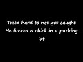 Blink 182 - Reckless Abandon - with LYRICS.