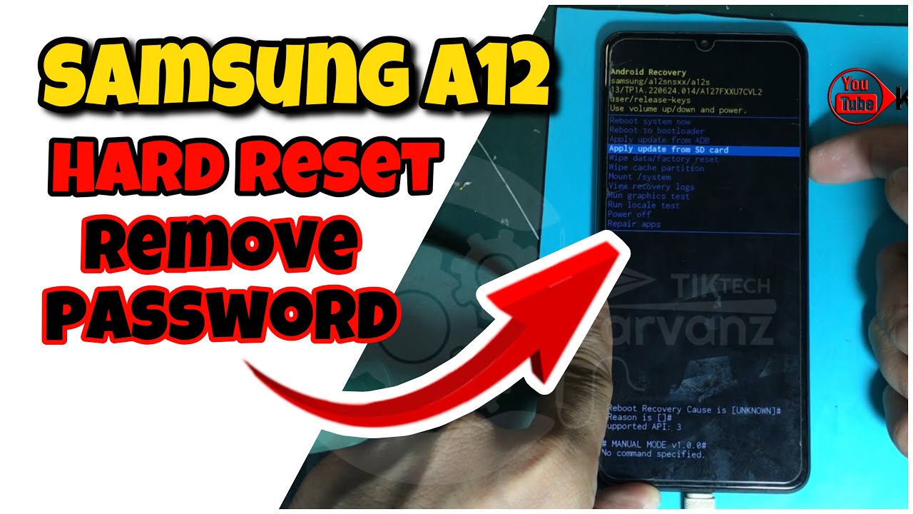 Samsung Side By Side Reset Tastenkombination Samsung A12 Hard Reset | A12 Remove Password Reset to factory settings