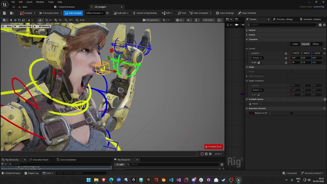 Control Rig in Unreal Engine 5 – Workshop Learnings & Community Highlights
