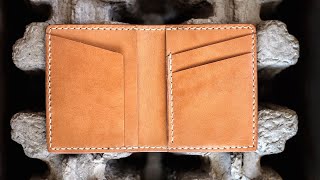 Crafting a Slim Leather Wallet that Holds Cash