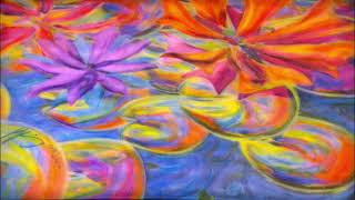 Kilian Saueressig - Artwork Flower Power - with LEDs and UV active colours