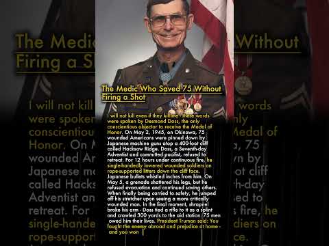 💉 The Medic Who Saved 75 Men Without Firing a Shot 🎖️⚰️