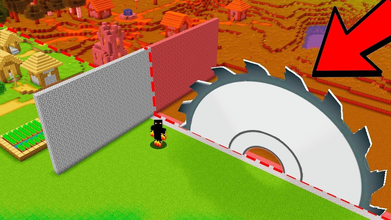 Criei uma serra gigante pra cortar o mundo inteiro!