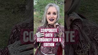 Corporate Goth Inspo #goth #altfashion #gothclothing #modelover50 #gothfashion
