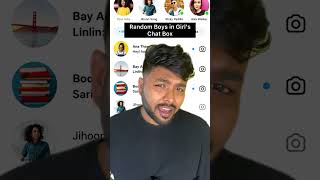 Random Boy in girl’s chatbox