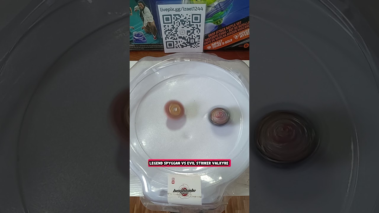 Batalha de Beyblade Burst: Legend Spyggan vs Evil Striker Valkyre