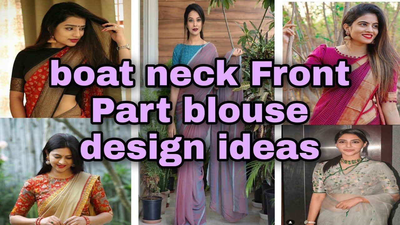 Latest Front and Boat Neck Blouse Designs 2023 || Amazing fashion ...