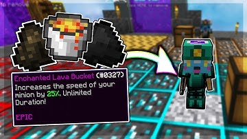 Cobblestone MInion 200x Speed - Hypixel Skyblock