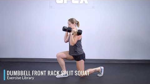 Dumbbell Front Rack Split Squat - OPEX Exercise Library