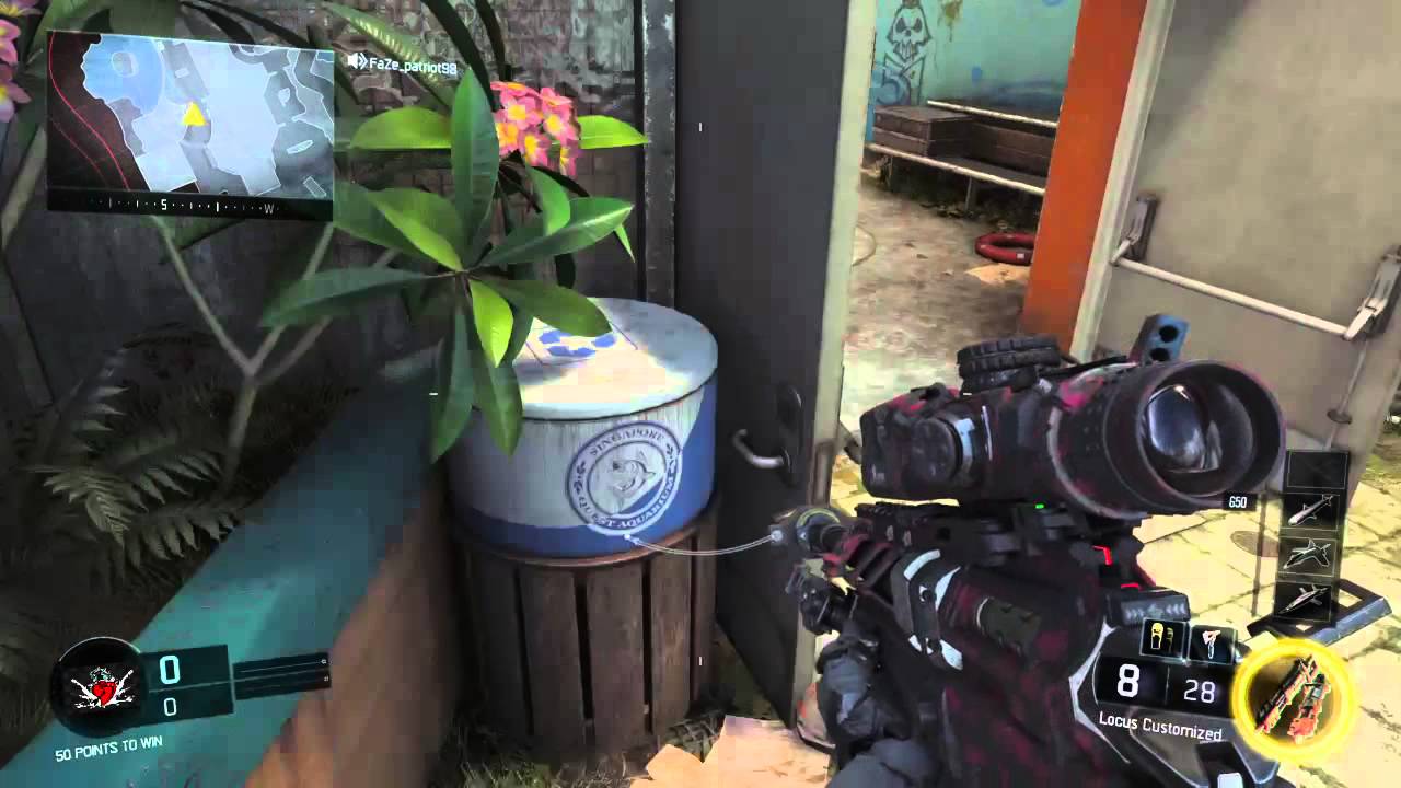 Bo3 aquarium glitch spots