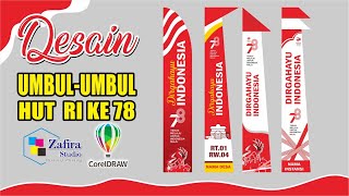 DESAIN UMBUL - UMBUL HUT RI KE 78 TH. 2023 | FREE DOWNLOAD CDR!!!  #umbulumbul   #hutri78