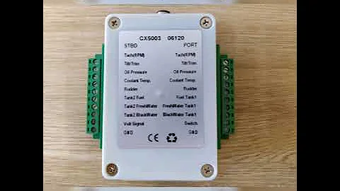 CX5003 NMEA 2000 engine signal converter