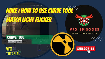 NUKE : How to use curve tool | How to match light flicker in nuke | nuke vfx tutorial
