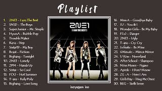 KPOP PLAYLIST 2011 2NE1, BIG BANG, SNSD, SUPER JUNIOR, MISS A, 2PM, WONDER GIRLS, APINK ... 