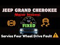 How to repair jeep service four wheel drive error message