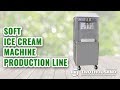 Soft ice cream machine manufacturing workshop from twothousand machinery