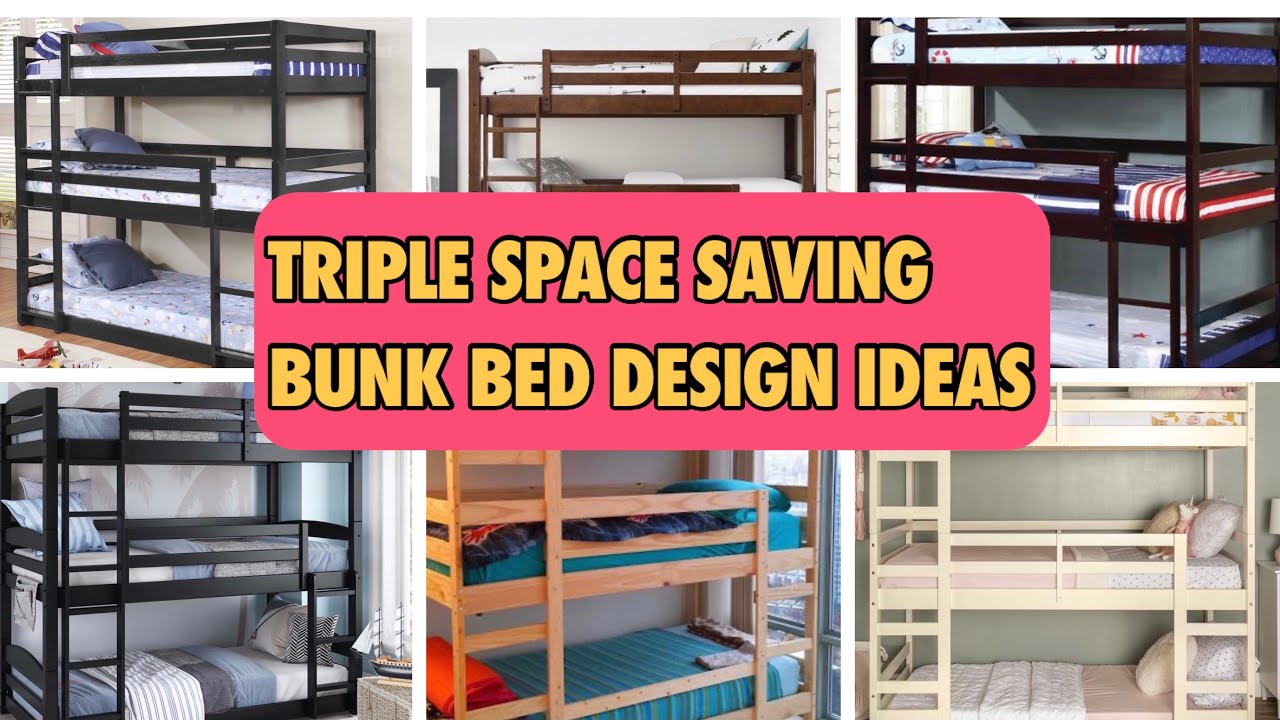 Space Saving Triple Bunk Bed Designs, Space Saving Triple Bunk Beds