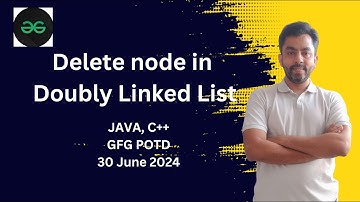 Delete node in Doubly Linked List | GFG POTD 30 June 2024 | JAVA | C++