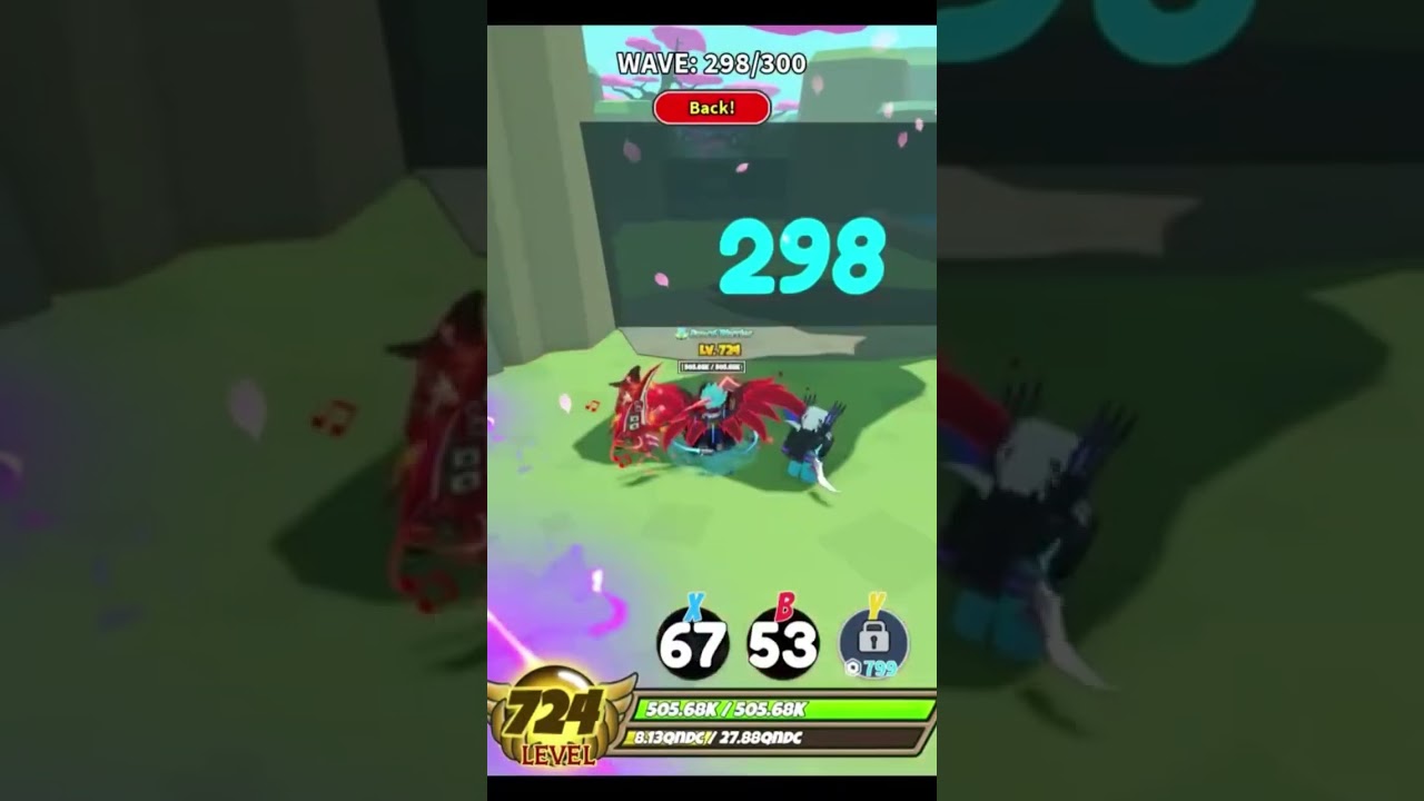 Roblox Sword Warriors - Flame Wizard FIREPOWER!   