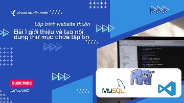 Giới Thiệu Website thuần | Bài 1 Giới thiệu và tạo nội dung chứa thư mục chứa tập tin