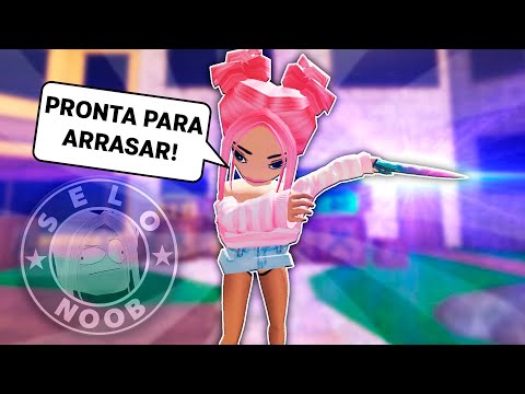 ARRASANDO COM SKIN LONGA NO MURDER MYSTERY 2! [ROBLOX]