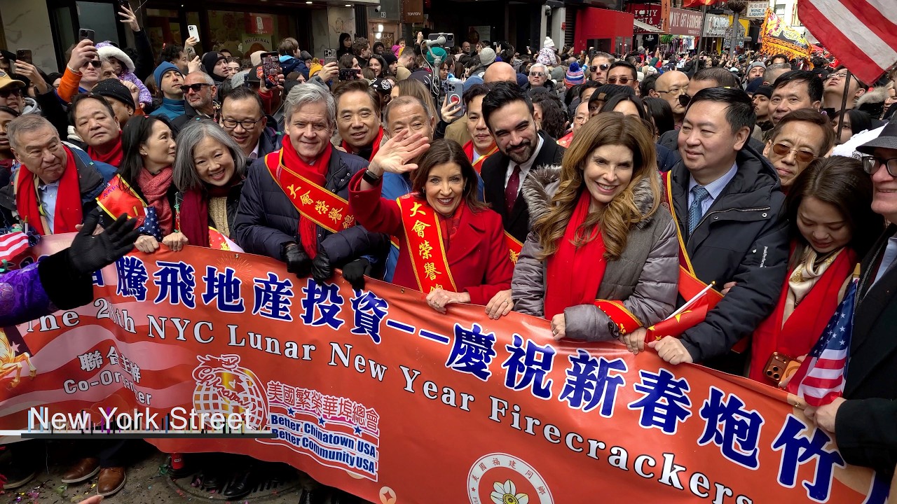 Mayor Zohran Mamdani Joins Lunar New Year Parade in Chinatown NYC March 1 2026