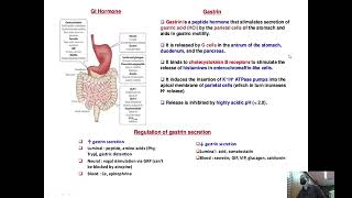 The Hormonal Regulation of GIT by Dr.John Lyngdoh, Physiology