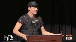 Milo Yiannopoulos MOPS THE FLOOR with Heckling Muslim Woman