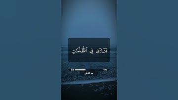 قرآن كريم بصوت هادئ وجميل | سورة الأنبياء آية 87 - 88 | بدر التركي
