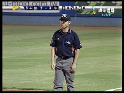 2010.06.06熊牛戰-張耿豪先發5.1局7K+麥克中繼1.2局2K+高津臣吾後援2局1K表現
