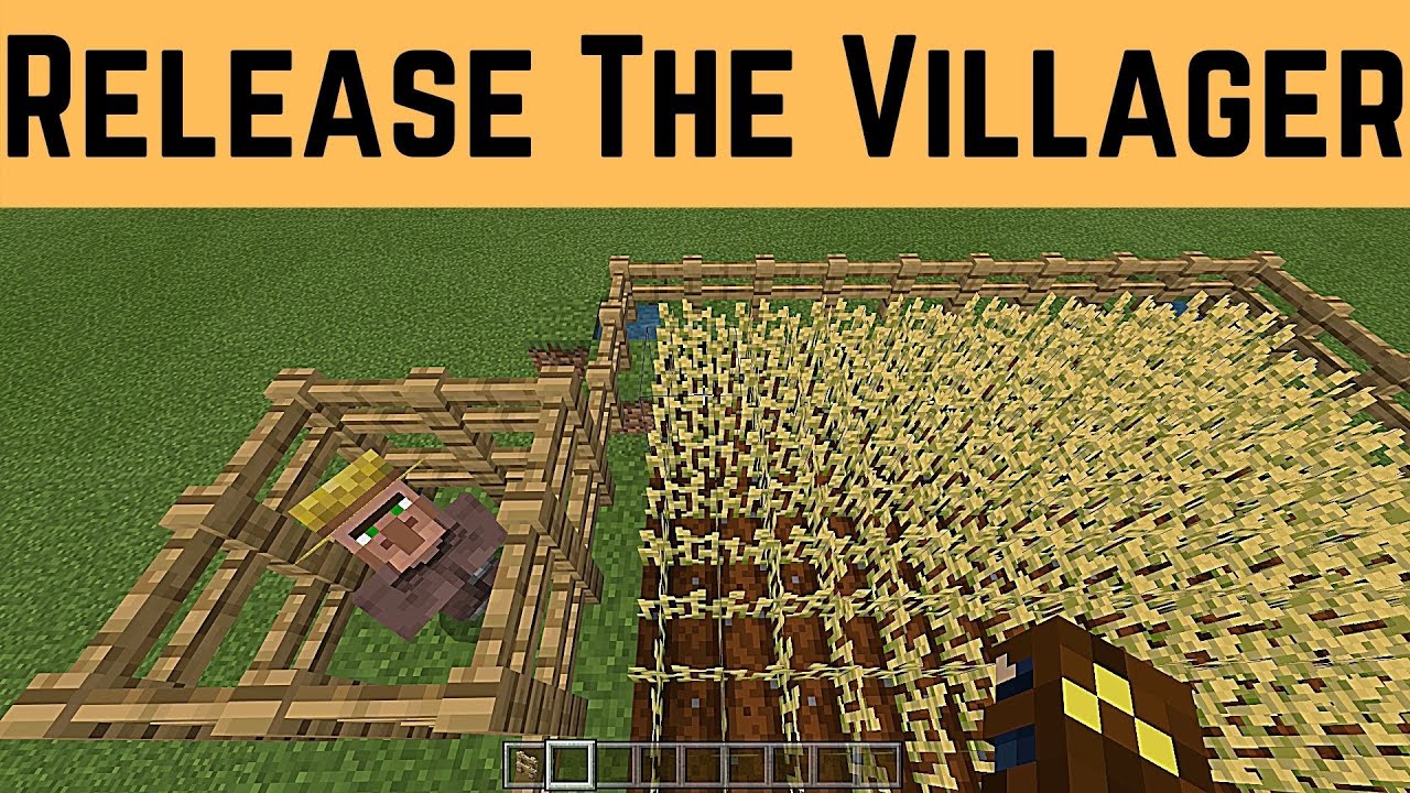 How to use a Villager to Farm - YouTube