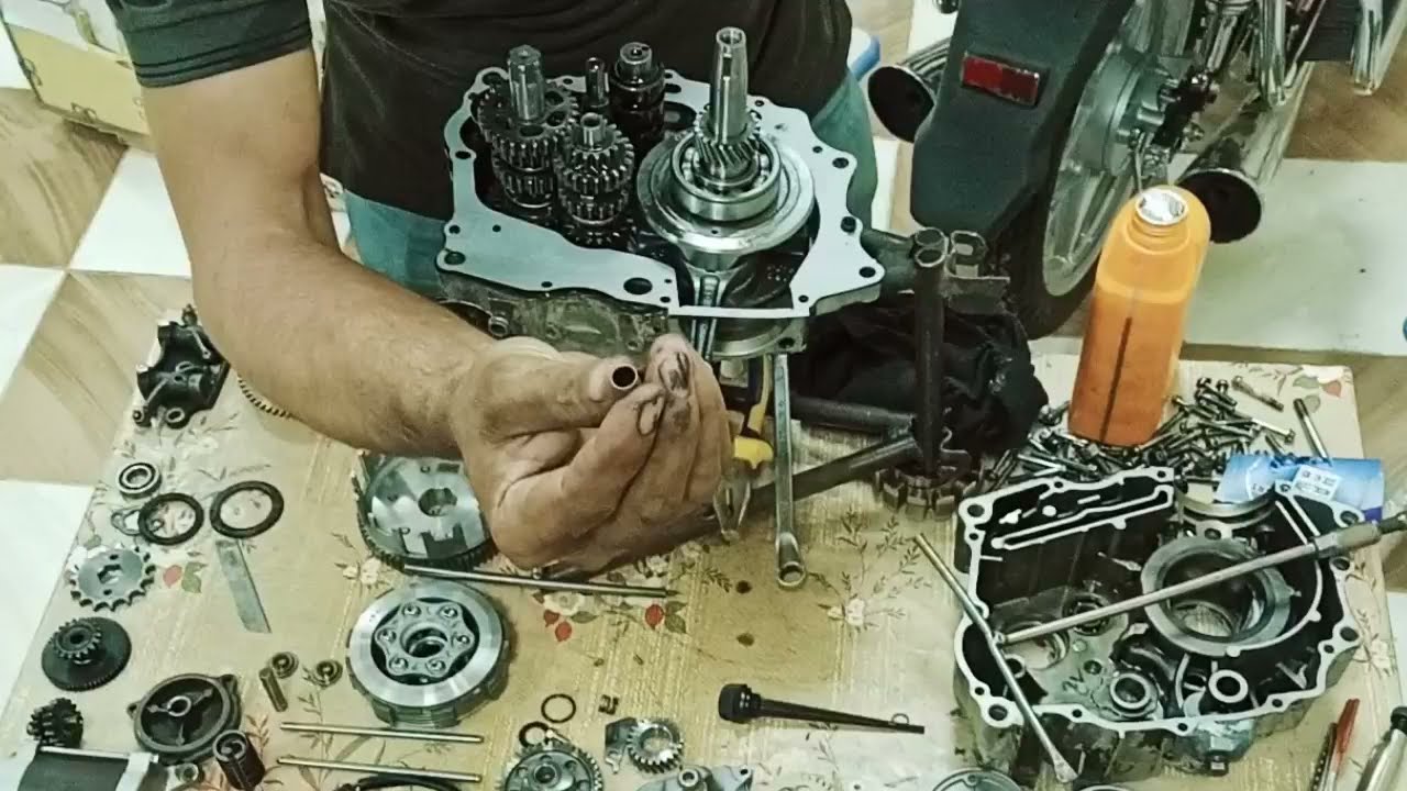 تعديل الموتور من 150cc ل 200cc تعديل هندسي كامل بالشرح لزيادة القوه والعزم والسرعه