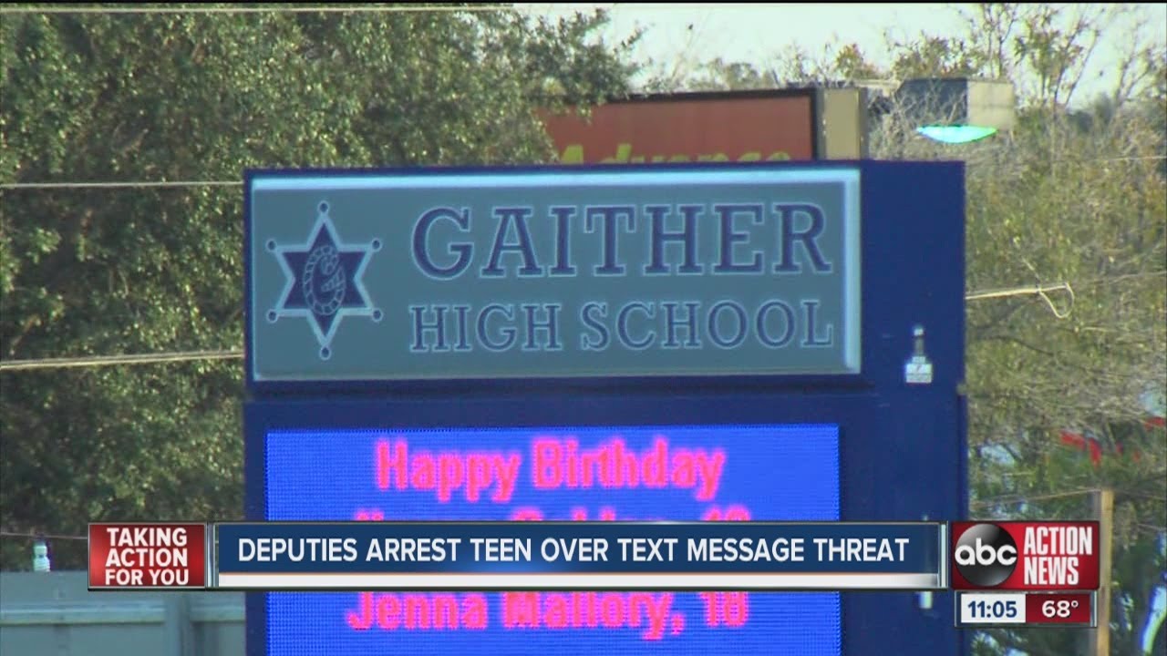 teen arrested for violence threats to high school