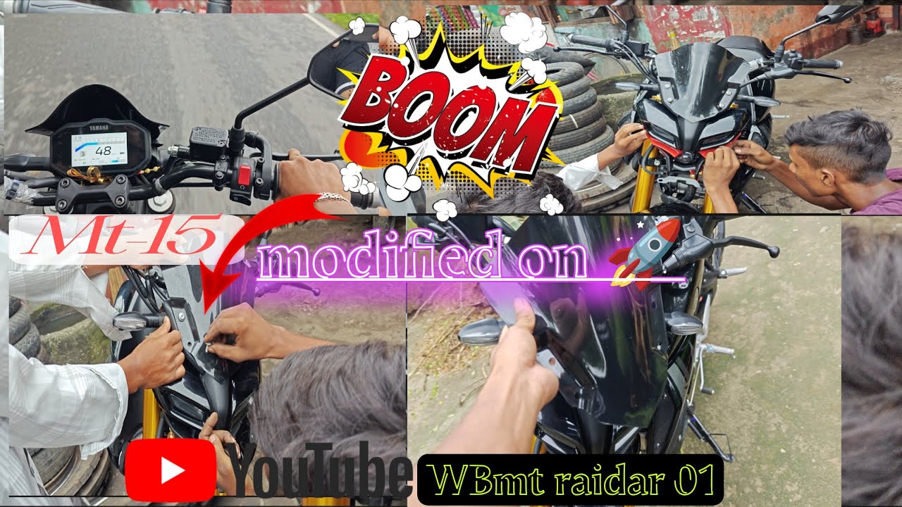 MT -15 modification| মডিফাই কাজ শুরু হয়ে গেছে। জলপাই গুড়ি।#minivlog #WBmtraidar01#jalpaiguri 