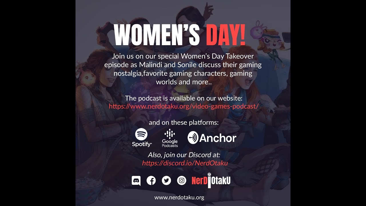 Nerd Otaku Gaming Podcast - Women's Day Gaming Takeover