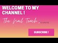 Welcome to my channel  the nail teach  nail demos  nail tutorial  nail education  keishanails