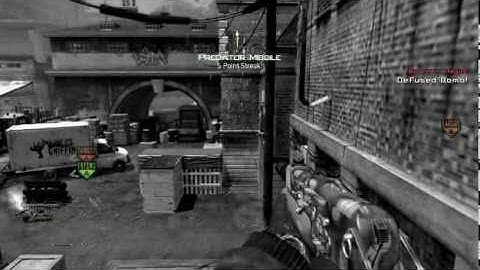 MW3 - Awesome Across Map Throwing Knife Kill