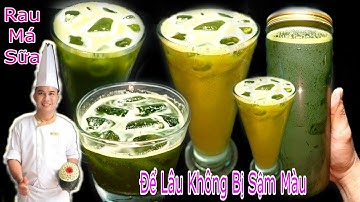 Mẹo Xay Nước Rau Má Không Bị Tách Lớp Để Lâu Không Bị Mất Màu