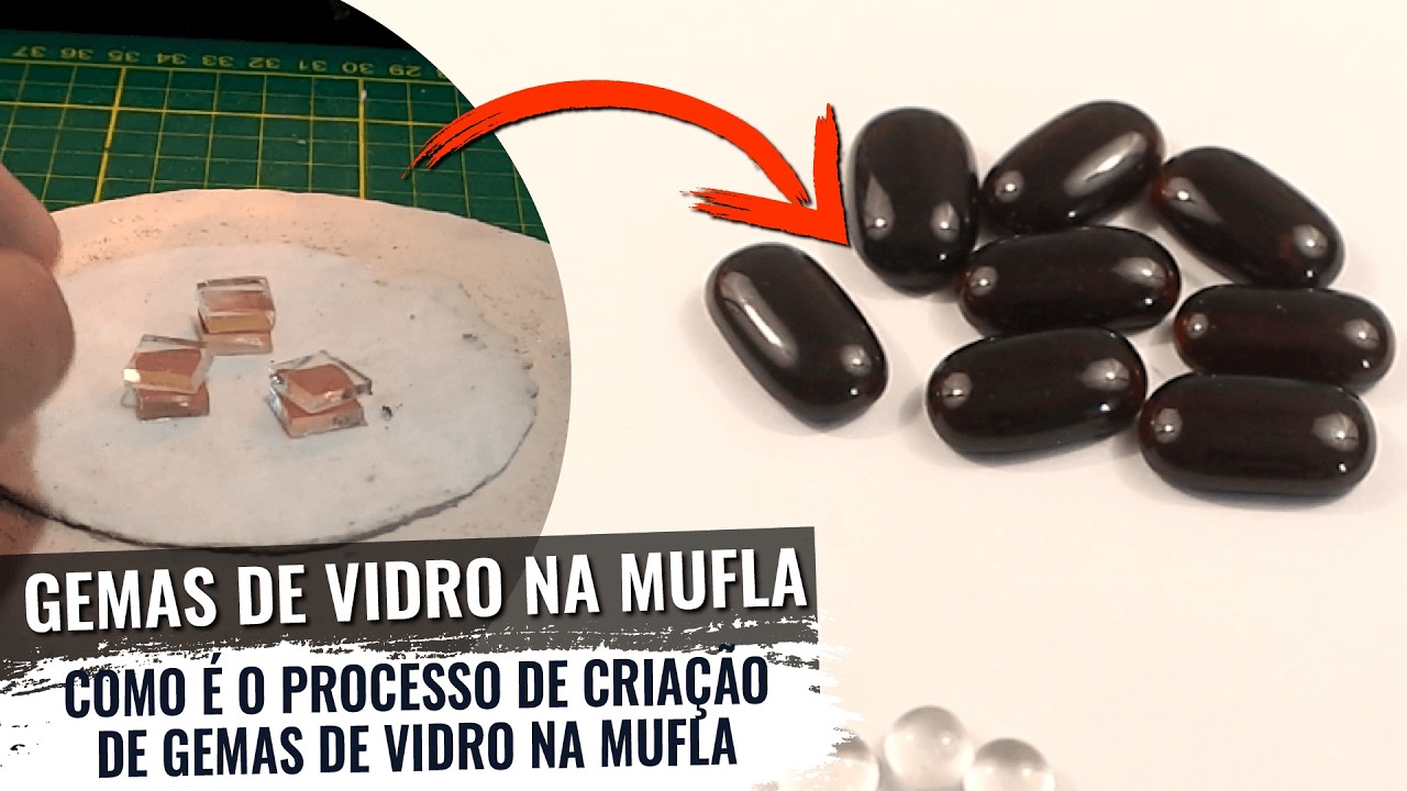Feito no Microondas! Gemas de vidro - Garrafa - Janela - Importados