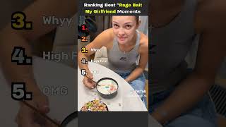 Ranking Best Rage Bait Moments with My Girlfriend #ragebait #shorts #couples