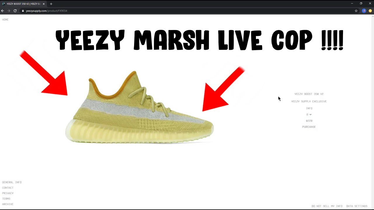 Adidas Yeezy Boost 350 V2 "Marsh" Live Cop (I Copped Manually!!!!)