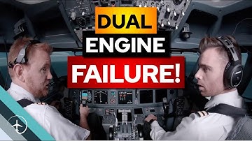 Kan een vliegtuig landen als BEIDE motoren uitvallen?