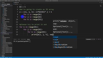 Create 3D array in Python that we access an array element like Pascal syntax