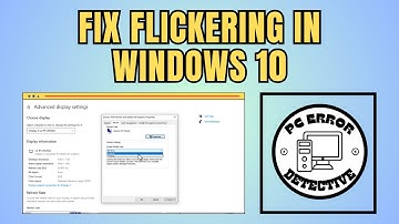 How To Fix Screen Flickering Or Tearing While Playing Games In Windows 10