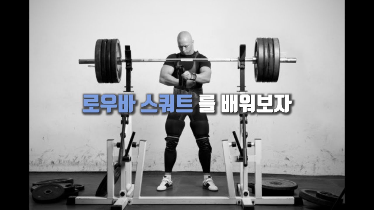 로우바 스쿼트를 배워보자