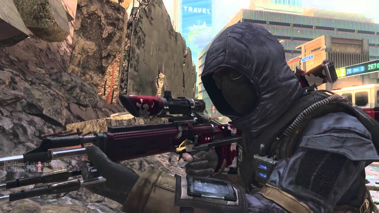 Call of Duty Black Ops 2 PC - Double Headshot with the SVU Sniper Rifle HD[720p]