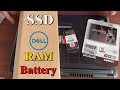 Dell latitude 3580 upgrade  ssd  ram  battery  disassembly
